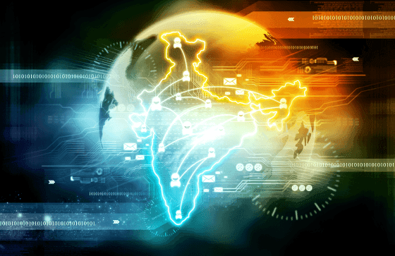 Digital globe with interconnected networks and data icons, symbolizing global connectivity and the importance of strategic foreign exchange (FX) management for multinational businesses.