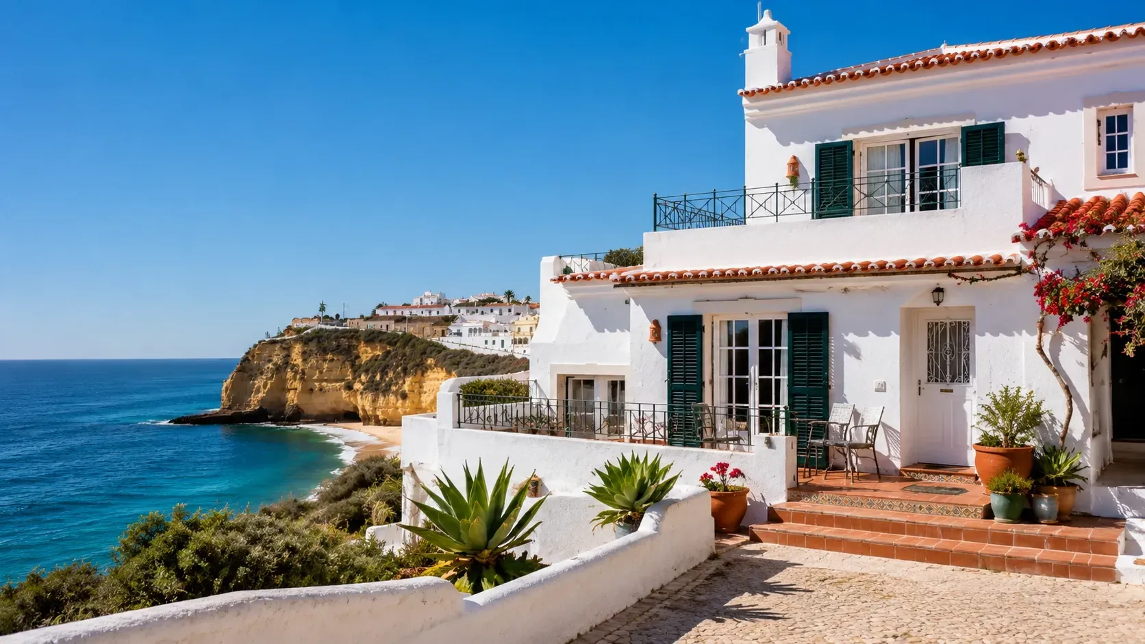 Luxury Algarve coastal home for Canadians buying property in Portugal.