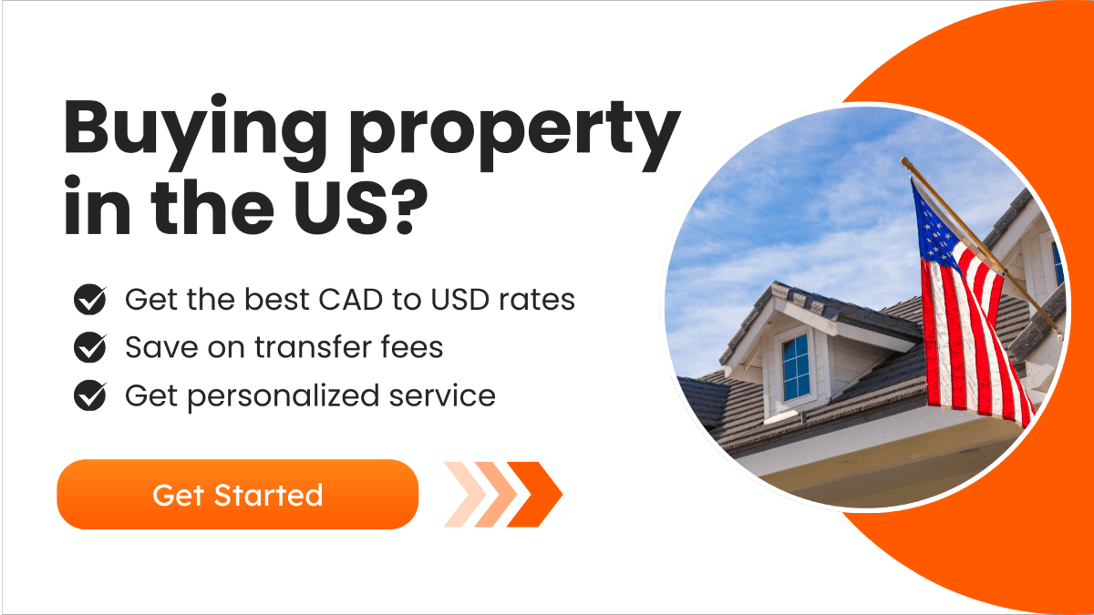 CTA visual showing a house in the US with a hoisted flag