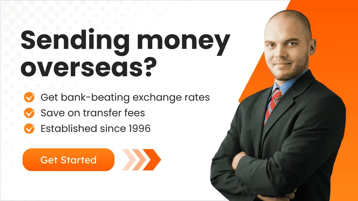 CTA Visual featuring a bald, young businessman in a black suit.