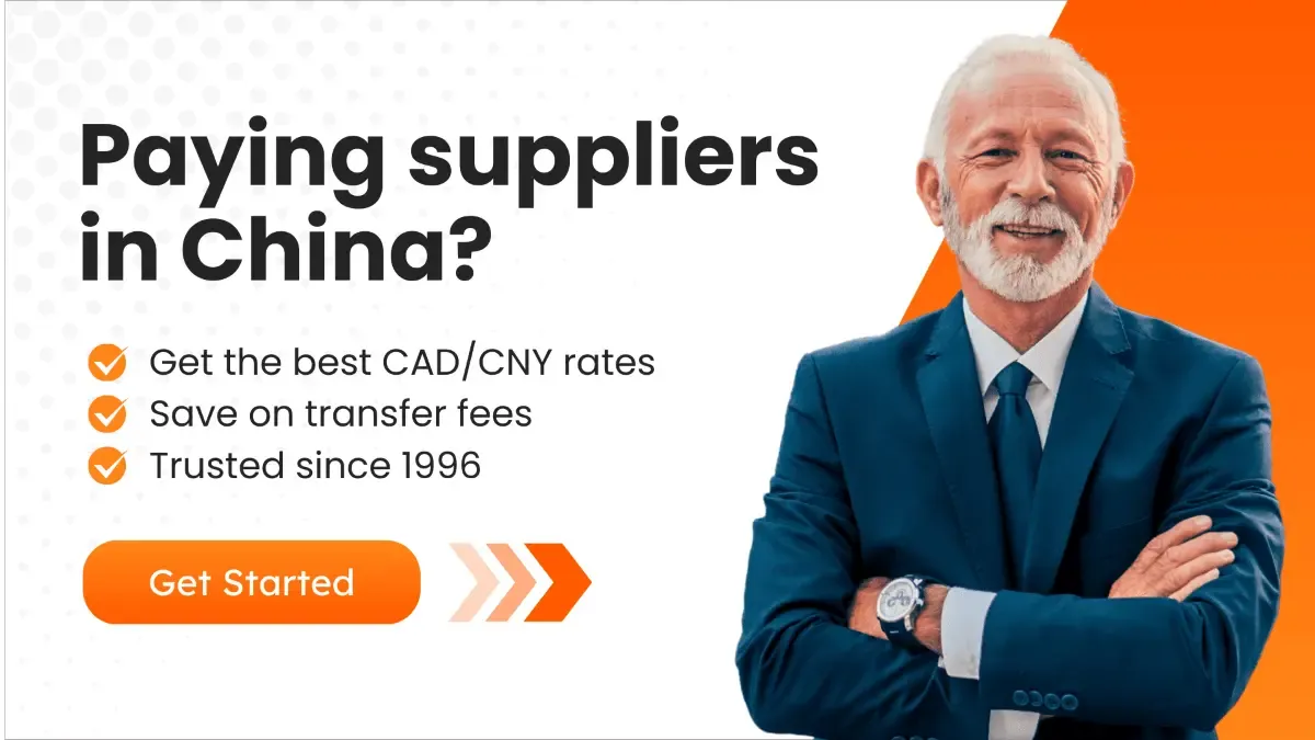 CTA Visual featuring a smiling old businessman in a suit