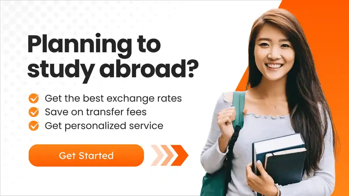 CTA Visual featuring an Asian Canadian female student with books in her hand and backpack on her shoulder.