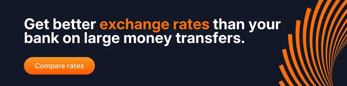 CTA banner encouraging Canadians to compare exchange rates and get better FX rates than banks on large overseas money transfers with MTFX.