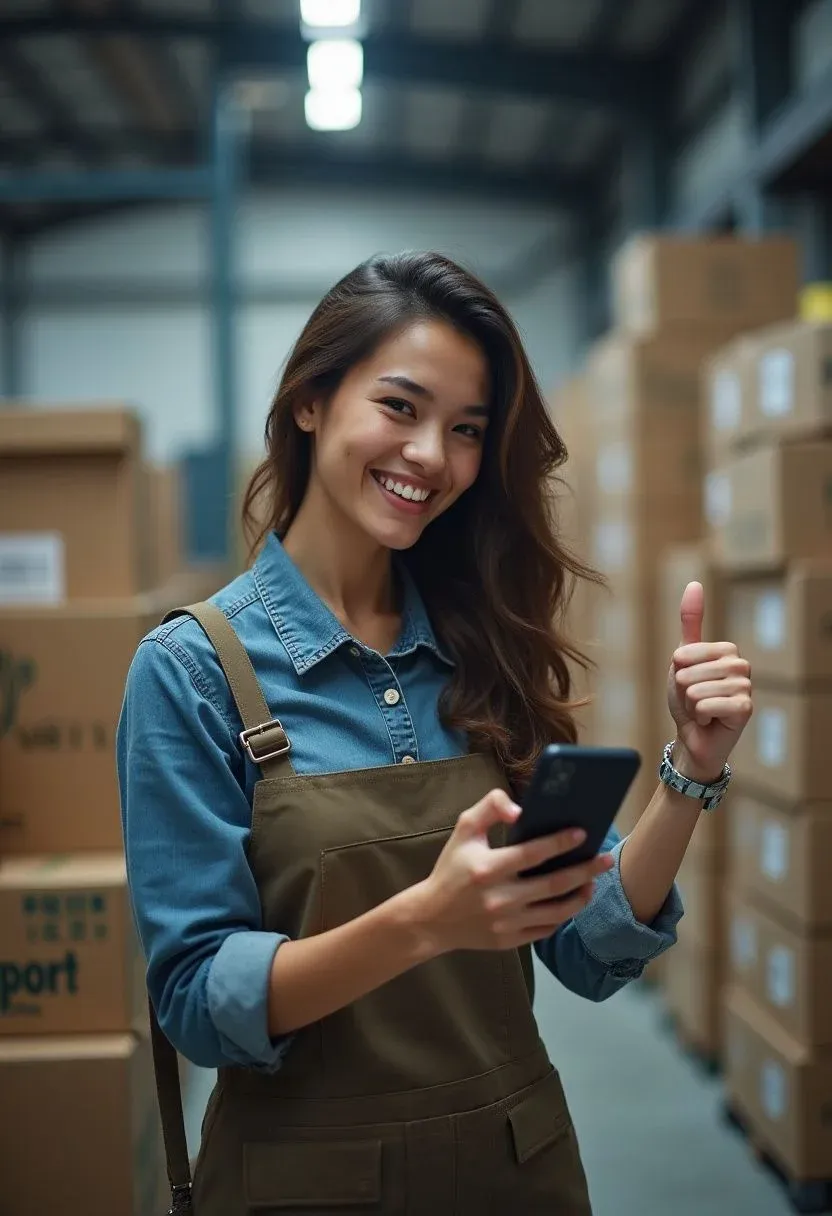 women in ecomerce doing international transfer