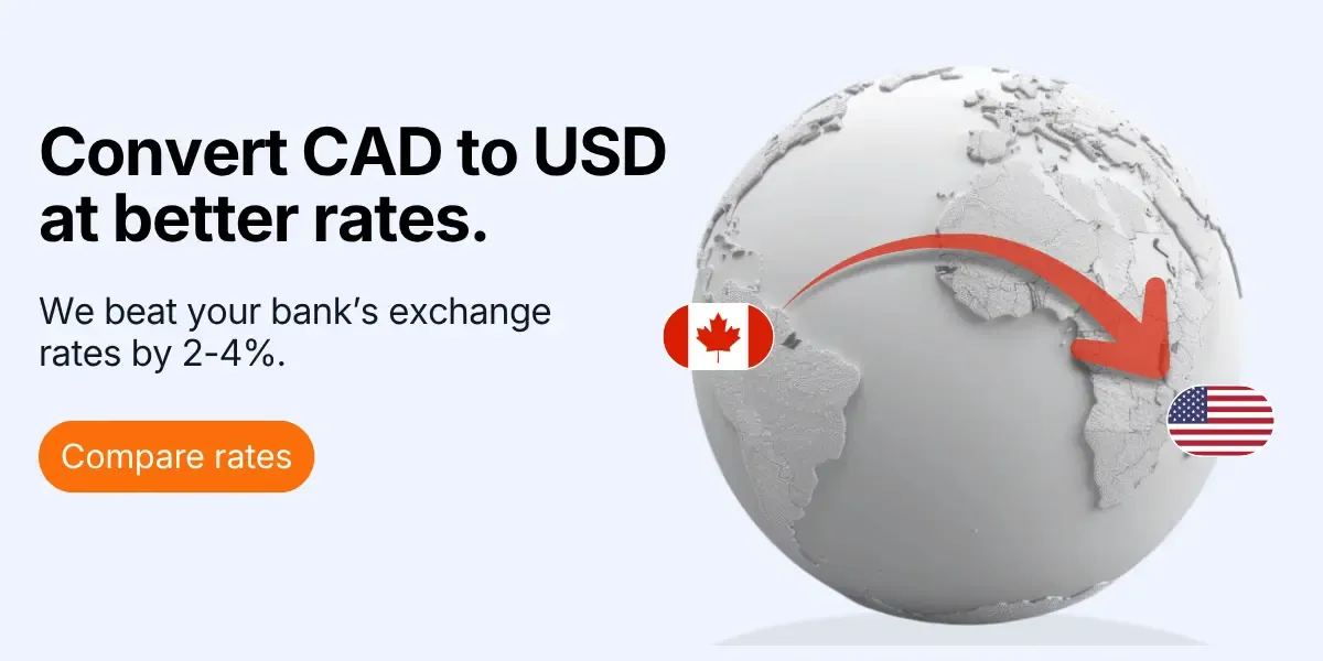 Convert CAD to USD at competitive exchange rates with MTFX international money transfer services from Canada to the USA